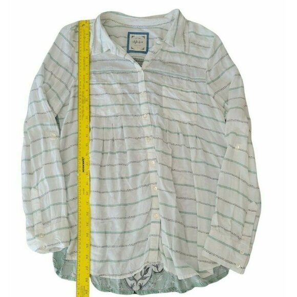 Style & Co Women's Button Up Printed Blouse Size L - Picture 3 of 6